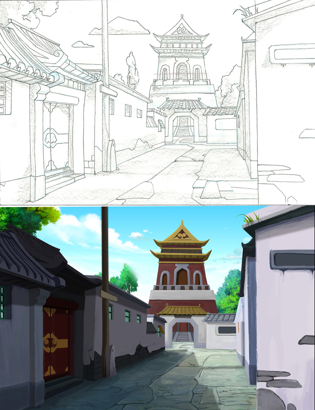 手繪動(dòng)畫片場(chǎng)景繪制 動(dòng)畫設(shè)計(jì)的藝術(shù)靈魂